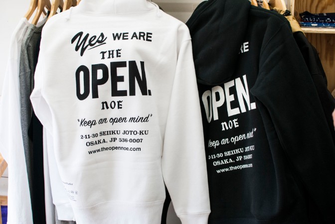the open.noeザオープンノエのパーカー