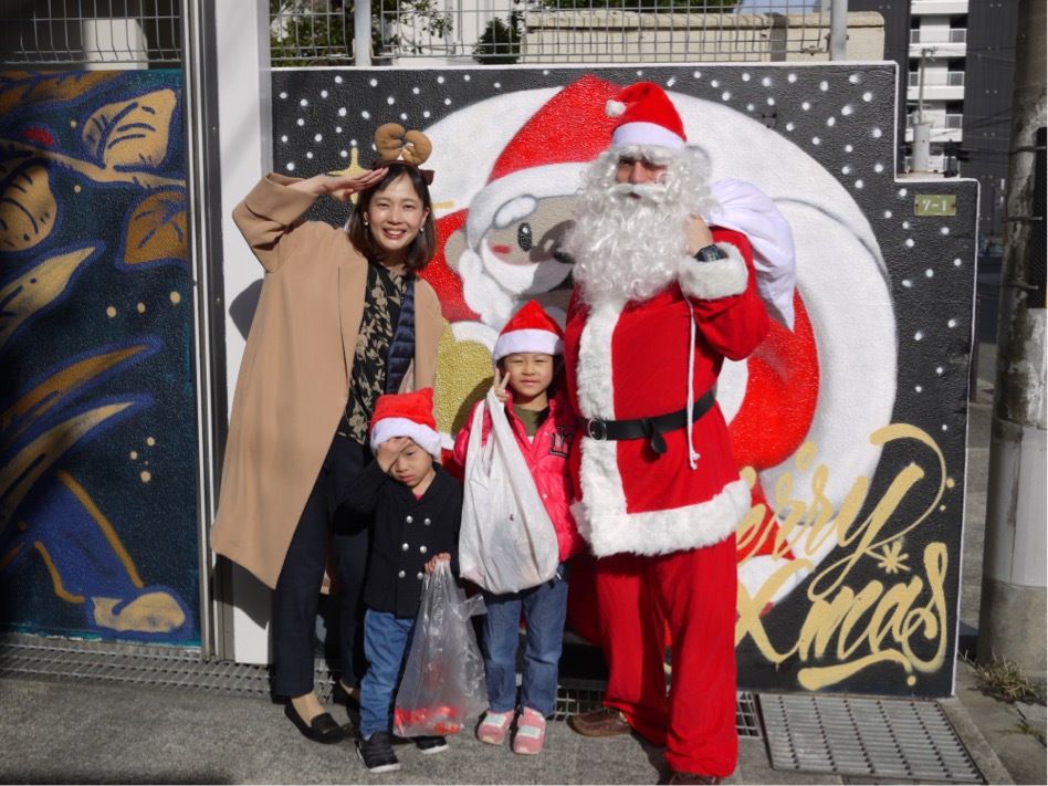 大阪北区のクリスマスイベント　サンタを探せin 中津