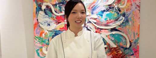 万博　シュガーペイント 体験・講座　KOYUKI シュガーアーティスト　パティシエ　巫女　シュガーペイント協会　女性アーティスト パティシエ アーティスト 転身　砂糖 アートアイシングクッキー