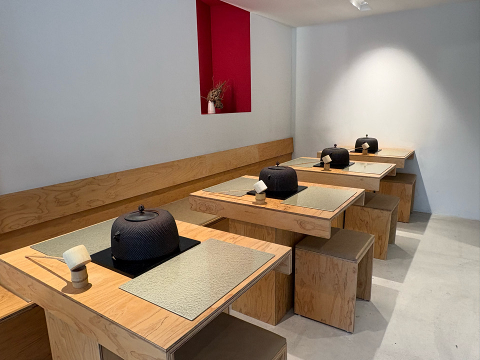 CHASHITSU time　大阪　日本茶　体験　和　カフェ　靭公園　茶室　抹茶体験　おはぎバーガー　和スイーツ