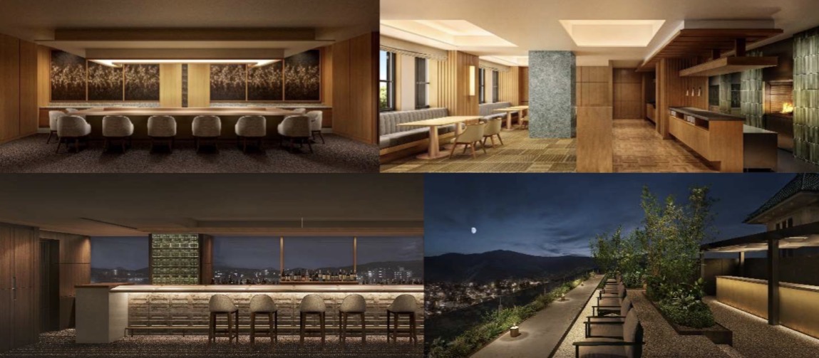 帝国ホテル　京都　弥栄会館　フレンチレストラン練　弥栄　オールドインペリアルバー　ザ ルーフトップ　プール　スパ　フィットネス