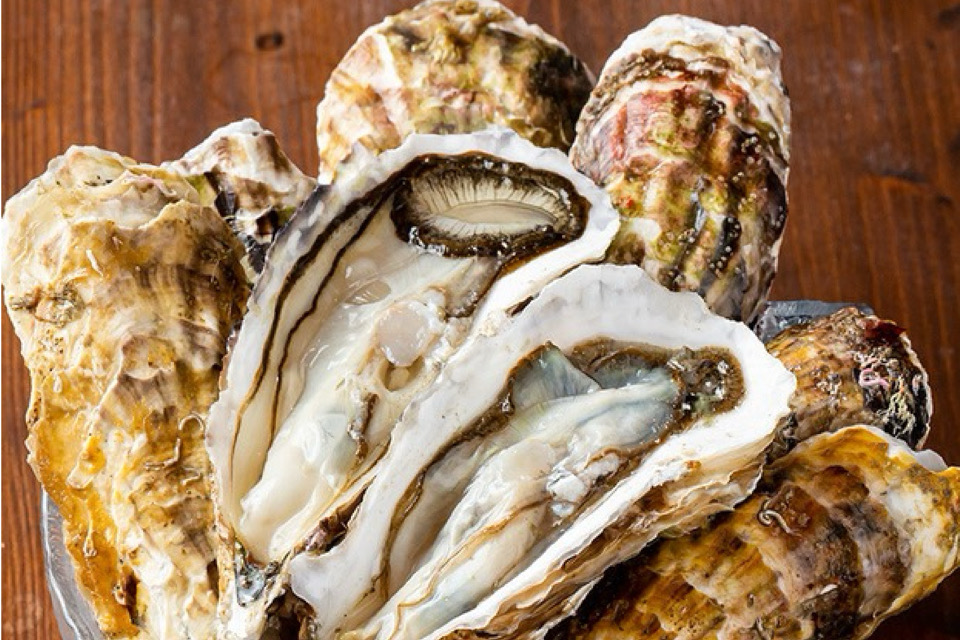 弁天町　港区　波平　海鮮　海鮮居酒屋　串カツ　浜焼き　牡蠣　ホタテ　サザエ　生簀