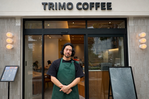 TRIMO COFFEE トリモ　八幡屋　朝潮橋　大阪プール　八幡屋公園