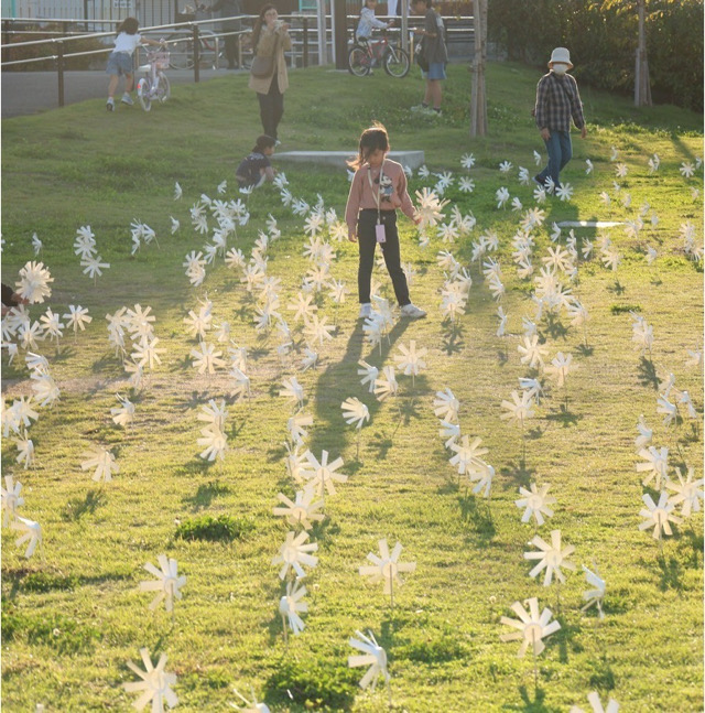 この花アートピクニック　正蓮寺川公園　秋イベント　此花区　かざぐるま大作戦　大阪プロレス　レッドハリケーンズ大阪