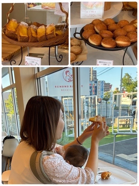門真市パン屋 SUMOMO BAKERY大阪門真 スモモベーカリー大阪門真 門真市駅前グルメ 子ども応援プロジェクトパン 黒豚甘口カレーパン はちみつフレンチトースト 門真子連れカフェ コーヒー無料 パン屋 門真市子育て支援 ベーカリー