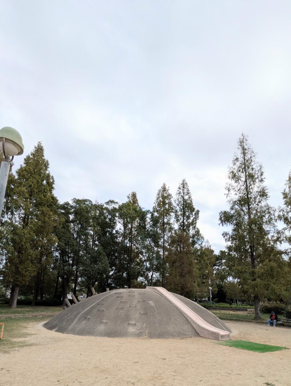 東住吉区　長居公園　北東こども広場　石山