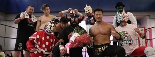 ブラックバファロー30周年大会とハロウィンウォーク 城東 都島 大阪プロレス