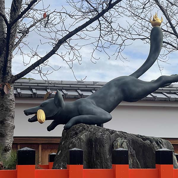 京都　伏見稲荷神社　食べ歩き　京都グルメ