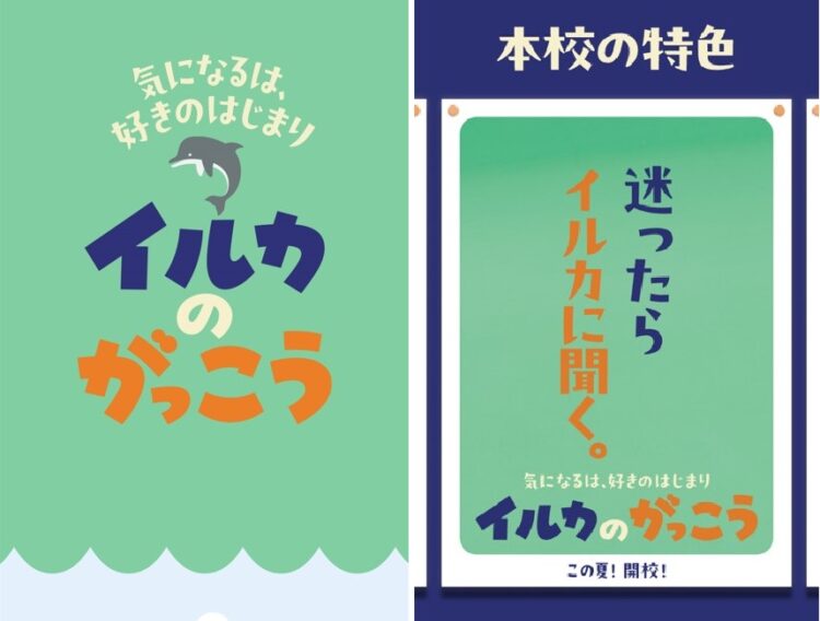 京都水族館、イルカのがっこう