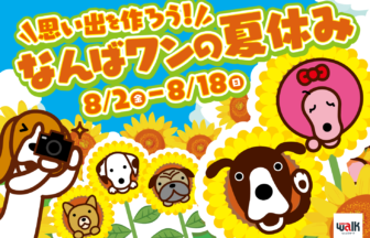 なんばウォークサマーフェア「思い出を作ろう！なんばワンの夏休み」 2024年8月2日（金）～18日（日） なんばウォーク 大阪市中央区千日前１丁目 クジラパーク フォレストパーク