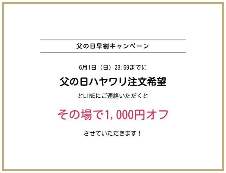 クアトロガッツ、父の日