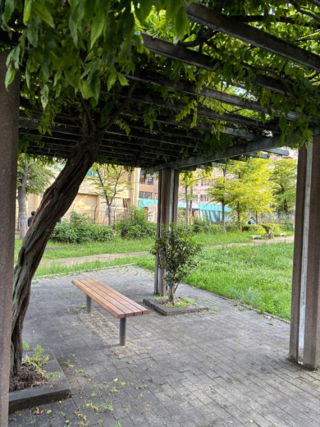 港区　抱月公園　遊具