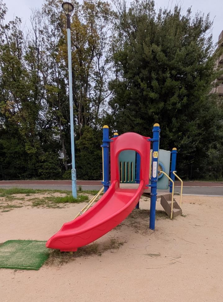 阿倍野区　桃ヶ池公園　幼児用複合遊具