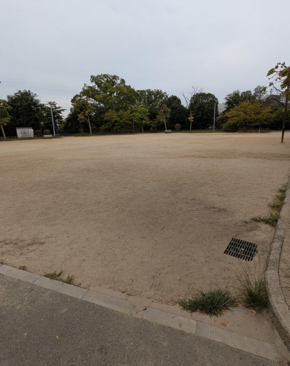 阿倍野区　桃ヶ池公園　グラウンド