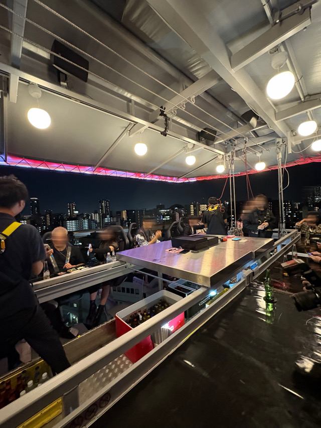 中之島　中之島GATEサウスピア　此花区　空中レストラン　ディナーインザスカイ　Dinner in the Sky