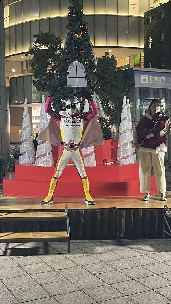 イオンモール大阪ドームシティ　ど〜むマン　ドームマン　点灯式　2025