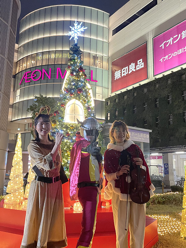 イオンモール大阪ドームシティ　ど〜むマン　ドームマン　点灯式　2025