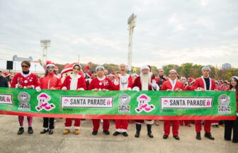 サンタパレード　大阪　大阪城公園　サンタパレード大阪2025 　チャリティーイベント　EXILE TETSUYA マーク・パンサー　マイケル・ジャクトン　リラックマ　公式サンタ　メッセージツリー