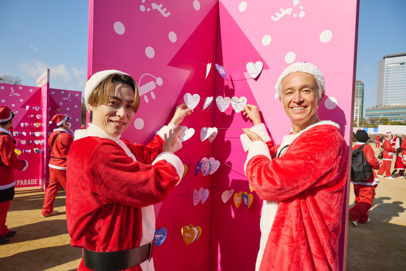 サンタパレード 大阪 大阪城公園 サンタパレード大阪2025 チャリティーイベント EXILE TETSUYA マーク・パンサー マイケル・ジャクトン リラックマ 公式サンタ メッセージツリー