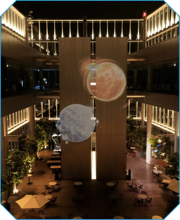 あべのハルカス、ハルカス300、イマーシブプロジェクションマッピング