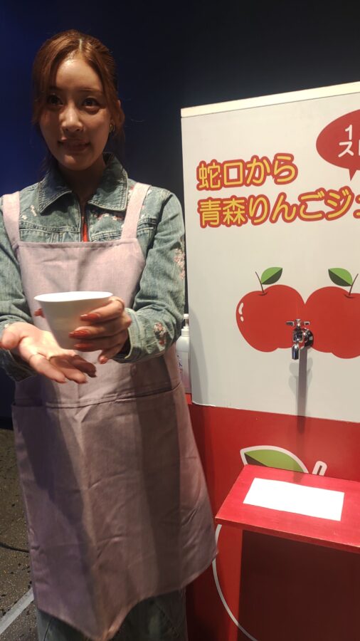 王林、りんごフェア、青い森の林檎、うめきたSHIPホール、グランフロント大阪