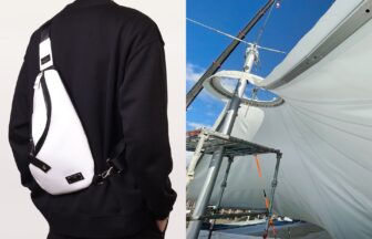 万博、ルクセンブルクパビリオン、屋根膜アップサイクルバッグ