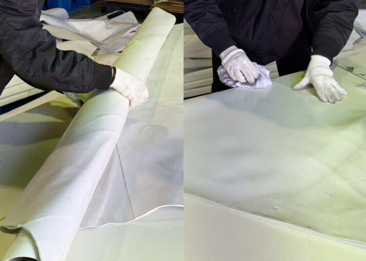 万博、ルクセンブルクパビリオン、屋根膜アップサイクルバッグ