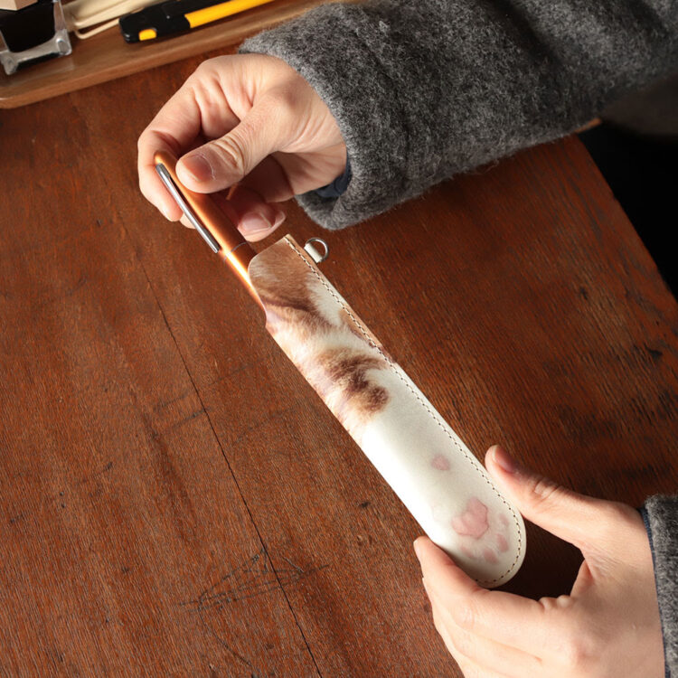 猫の手ペンシース、ガッツ、ねこ