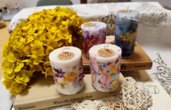 botanical candle MUSUBI