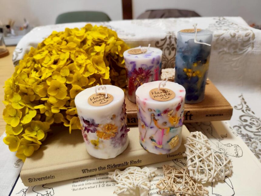 botanical candle MUSUBI