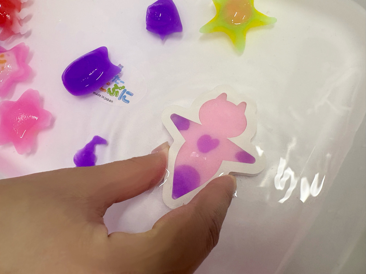 うぉーたーぷにぷに マルシェ　講師　村長　自然由来 安全 メイキングトイ おもちゃ 動物 フルーツ かわいい ぷにぷに