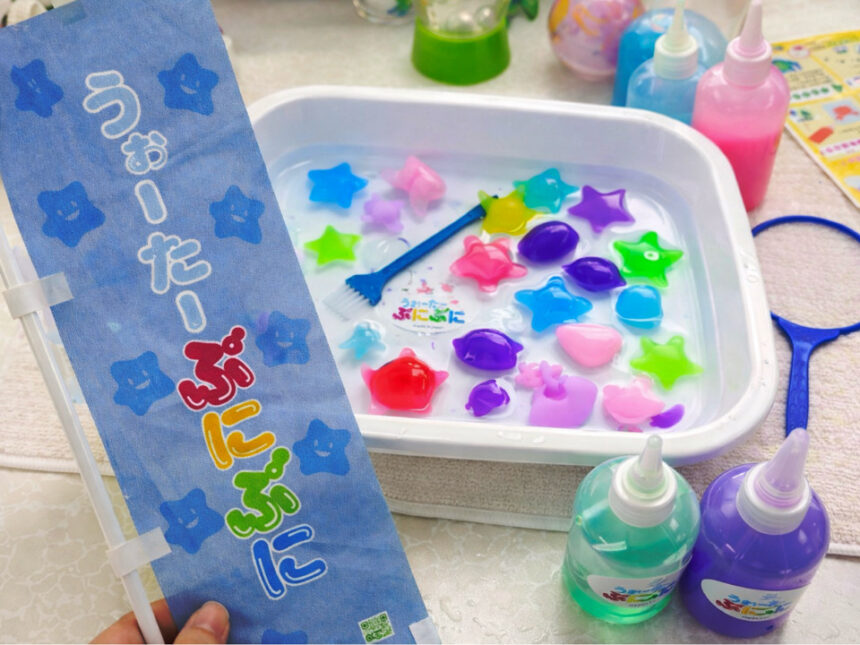 うぉーたーぷにぷに マルシェ　講師　村長　自然由来 安全 メイキングトイ おもちゃ 動物 フルーツ かわいい ぷにぷに