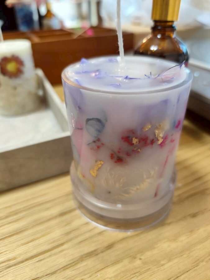 botanical candle MUSUBI