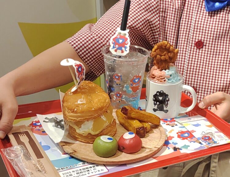 らぽっぽリンクス梅⽥、EXPO、万博、ミャクミャク