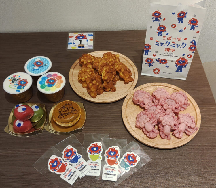 らぽっぽリンクス梅⽥、EXPO、万博、ミャクミャク