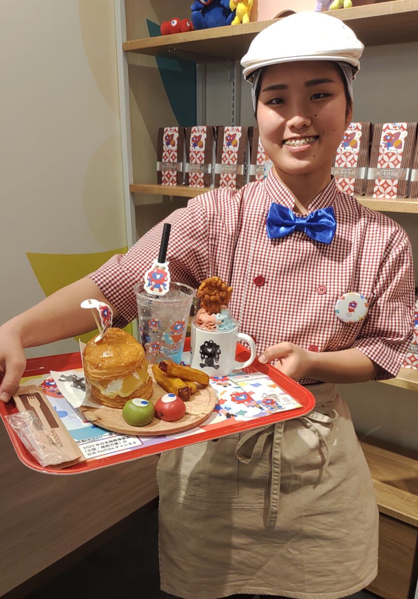 らぽっぽリンクス梅⽥、EXPO、万博、ミャクミャク