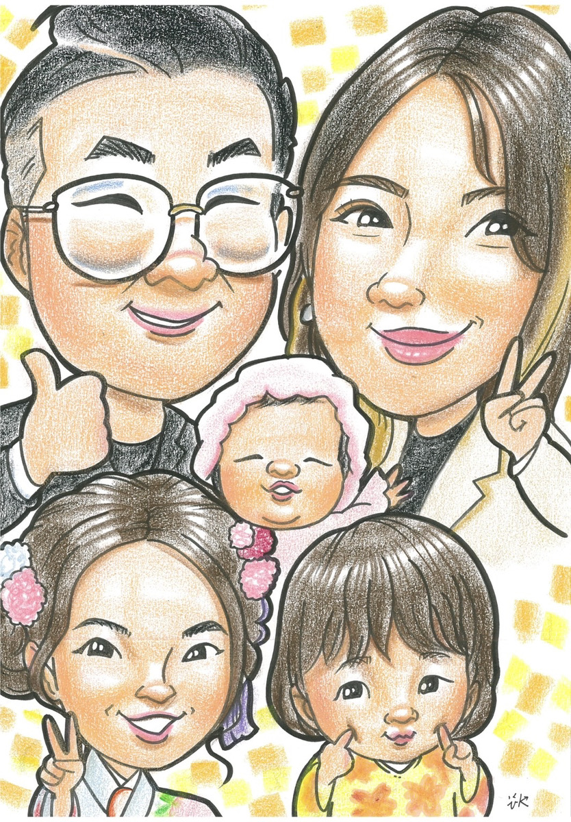 奈良 住宅展示場イベント キッズ体験パーク 似顔絵塗り絵
