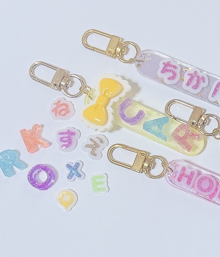 奈良 住宅展示場イベント キッズ体験パーク オリジナルネームキーホルダー制作