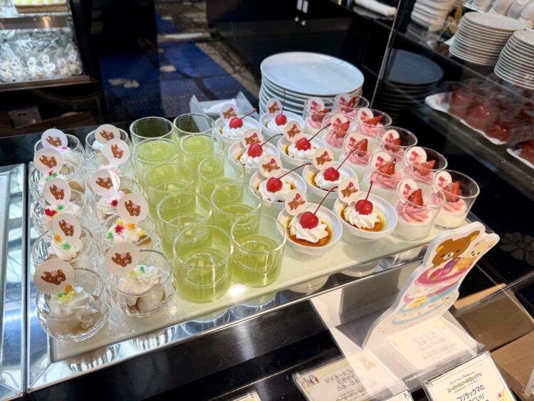スイーツビュッフェ、ホテルニューオータニ、リラックマ