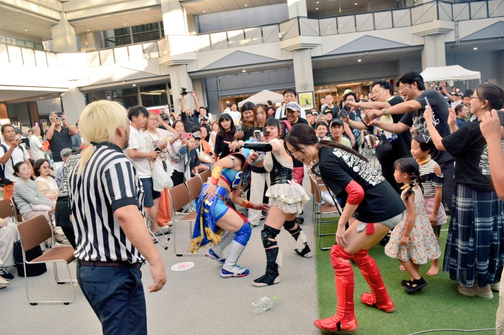 港区　弁天町　観覧無料　港区プロレスまつり いじめ撲滅プロレス　防犯教室　フライング・ペンギン　チャリティイベント