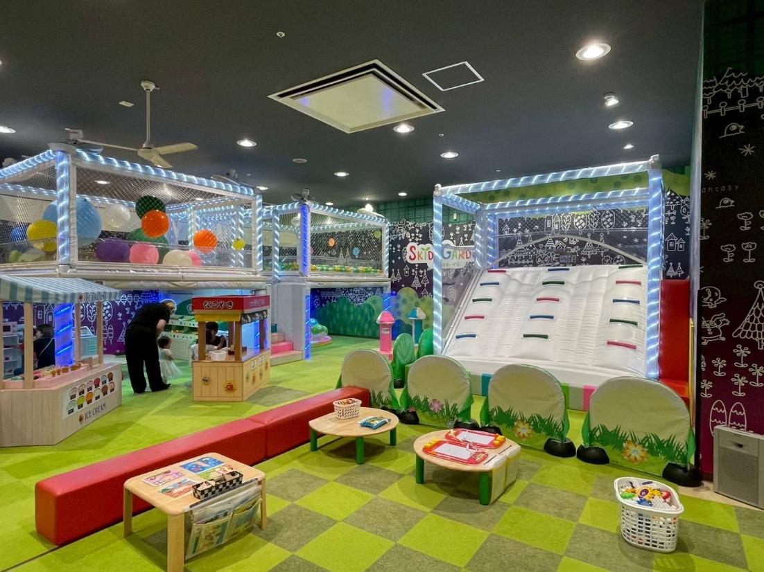雨の日遊び場 イオンモール 大日 室内遊園地 スキッズガーデン
