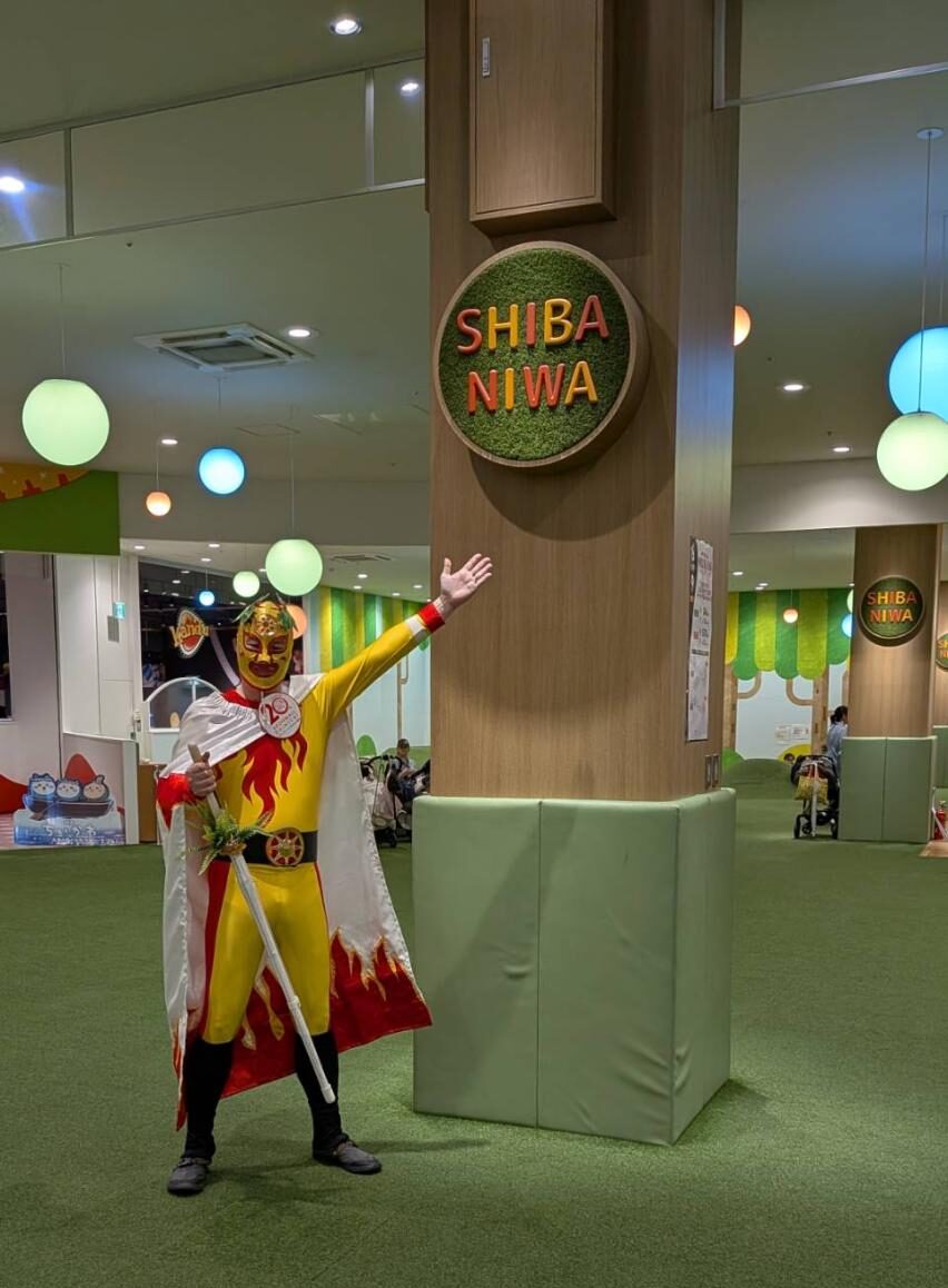 イオンモール大日20周年　ヒーロー　ビックサン　パトロール　SIBANIWA