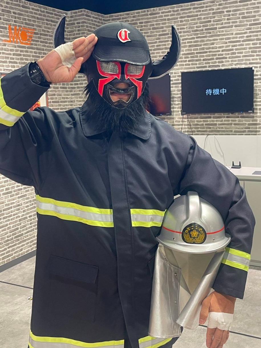 イオンモール大日 カンドゥー 消防士 ブラックバッファロー