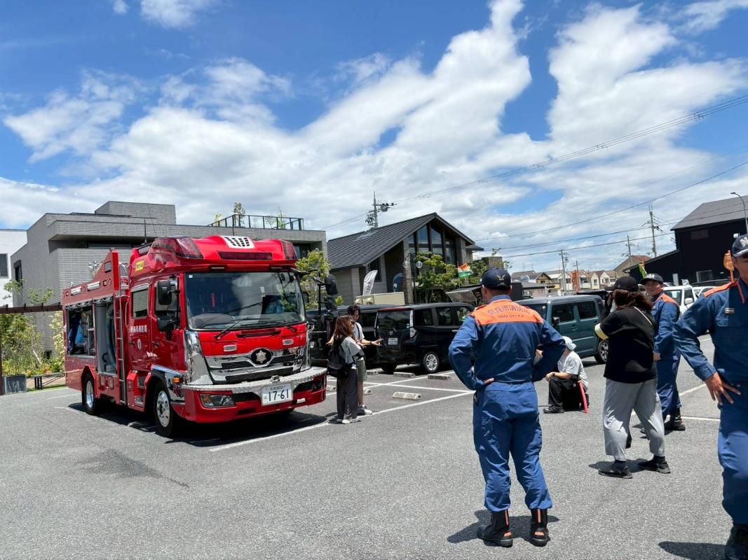 キッズ体験パーク奈良　毎日ハウジング奈良住宅展示場　奈良消防署