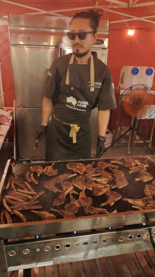 ラム肉、大阪ひつじフェスタ