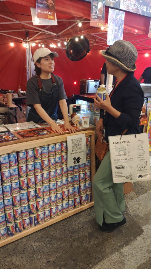 ラム肉、大阪ひつじフェスタ