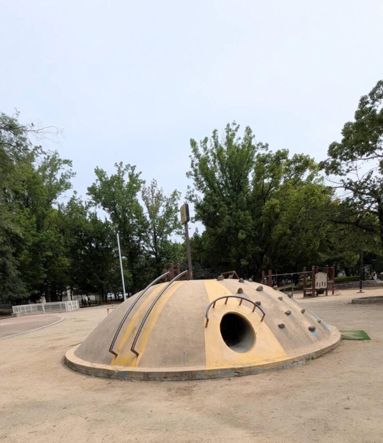 平野白鷺公園　東住吉区今川　遊具　複合遊具