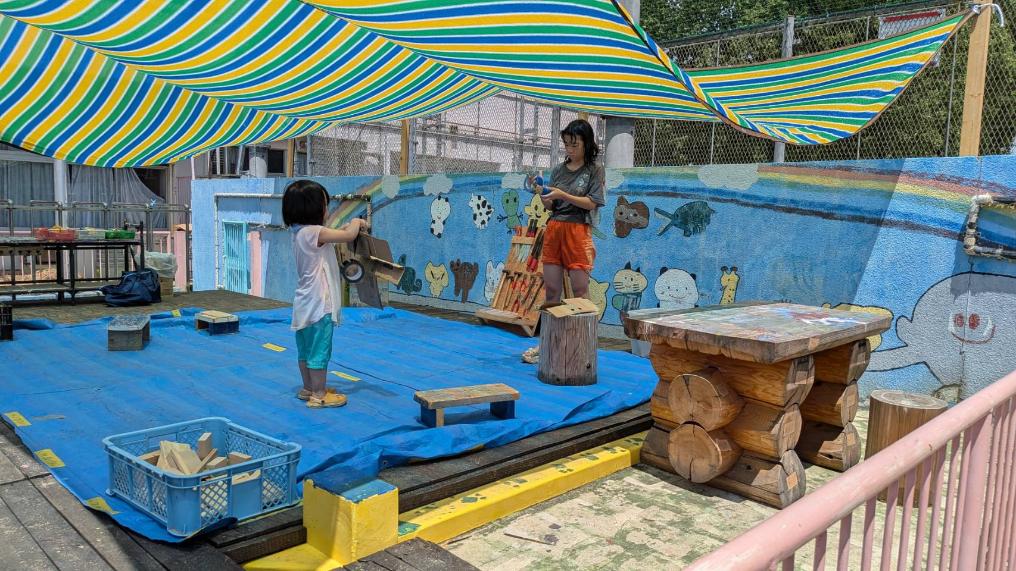 西成区 にしなりジャガピーパーク 工作