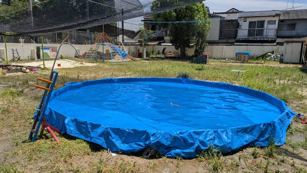 西成区 にしなりジャガピーパーク プール 水遊び