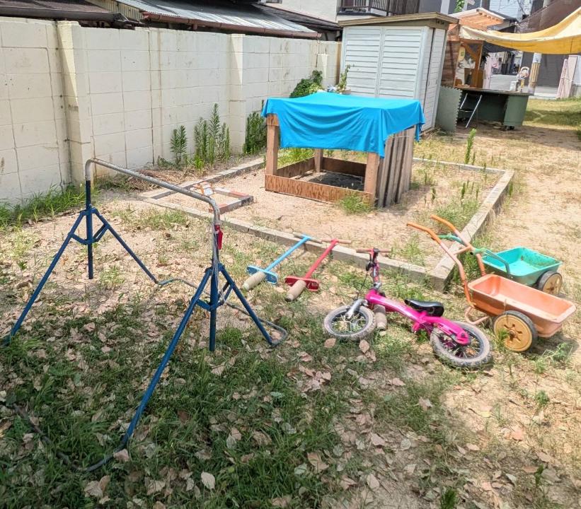西成区 にしなりジャガピーパーク 遊び道具